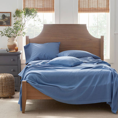 Classic All Season Breathable Cotton Knit Blanket