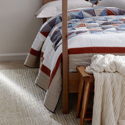 Chunky Cable Knit Throw