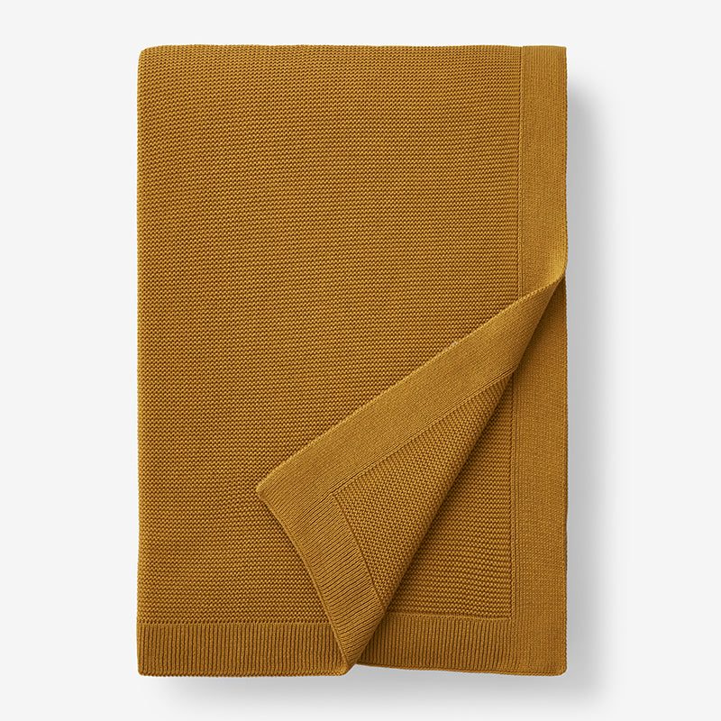 Classic All Season Breathable Cotton Knit Blanket