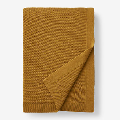 Classic All Season Breathable Cotton Knit Blanket