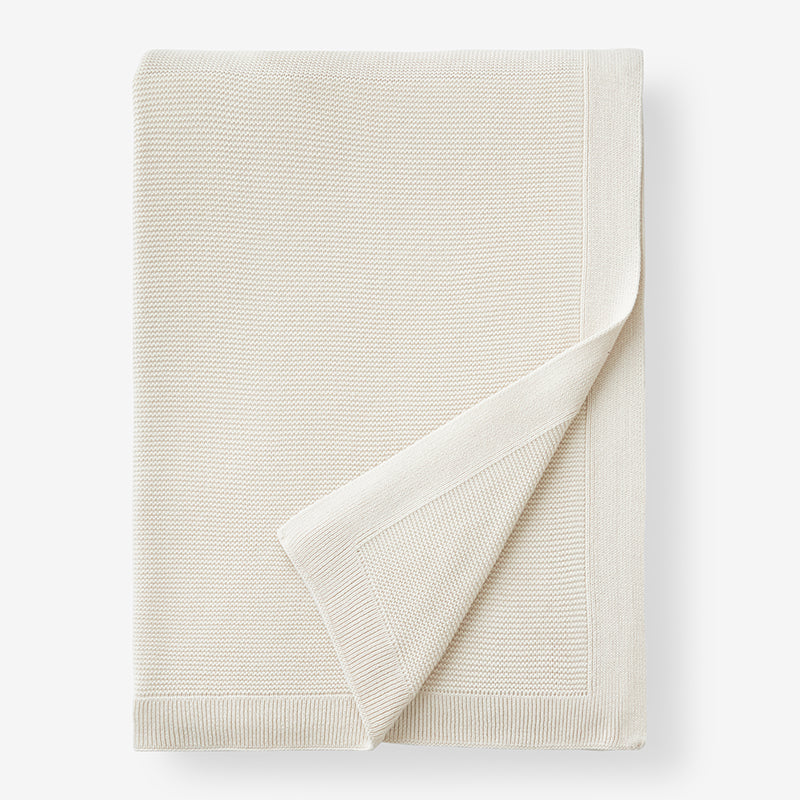 Classic All Season Breathable Cotton Knit Blanket