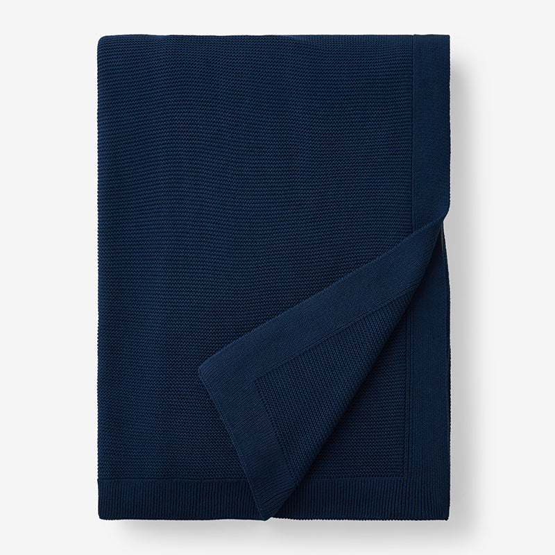 Classic All Season Breathable Cotton Knit Blanket
