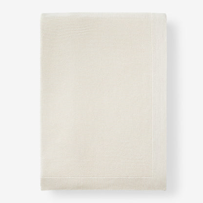 Classic All Season Breathable Cotton Knit Blanket