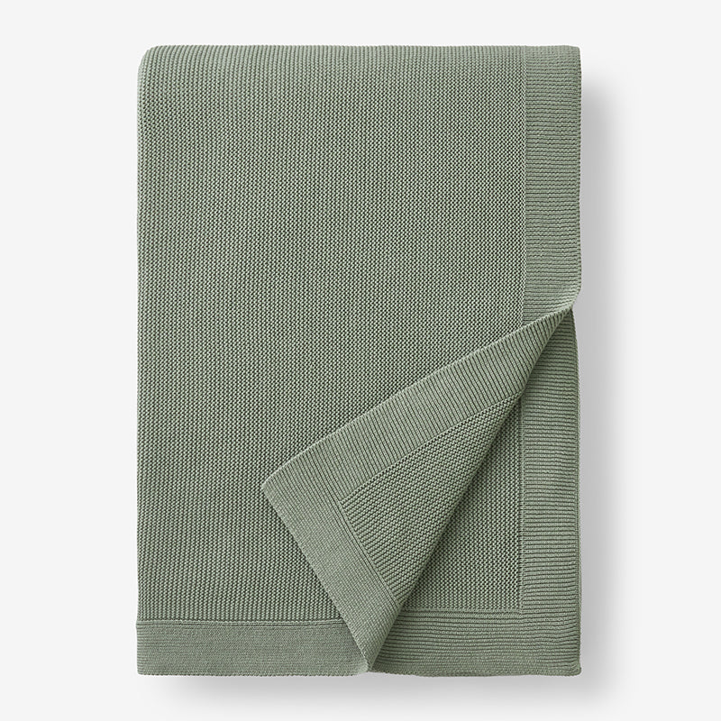 Classic All Season Breathable Cotton Knit Blanket