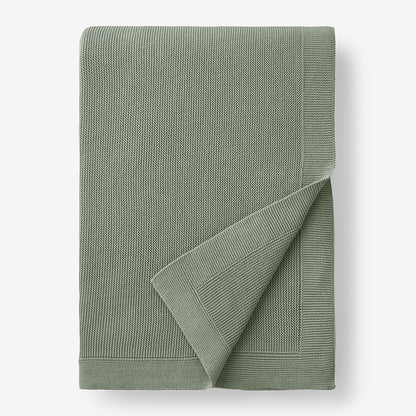 Classic All Season Breathable Cotton Knit Blanket