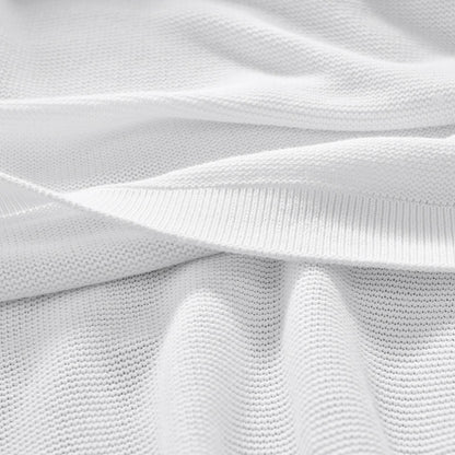 Classic All Season Breathable Cotton Knit Blanket