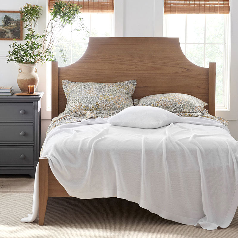 Classic All Season Breathable Cotton Knit Blanket