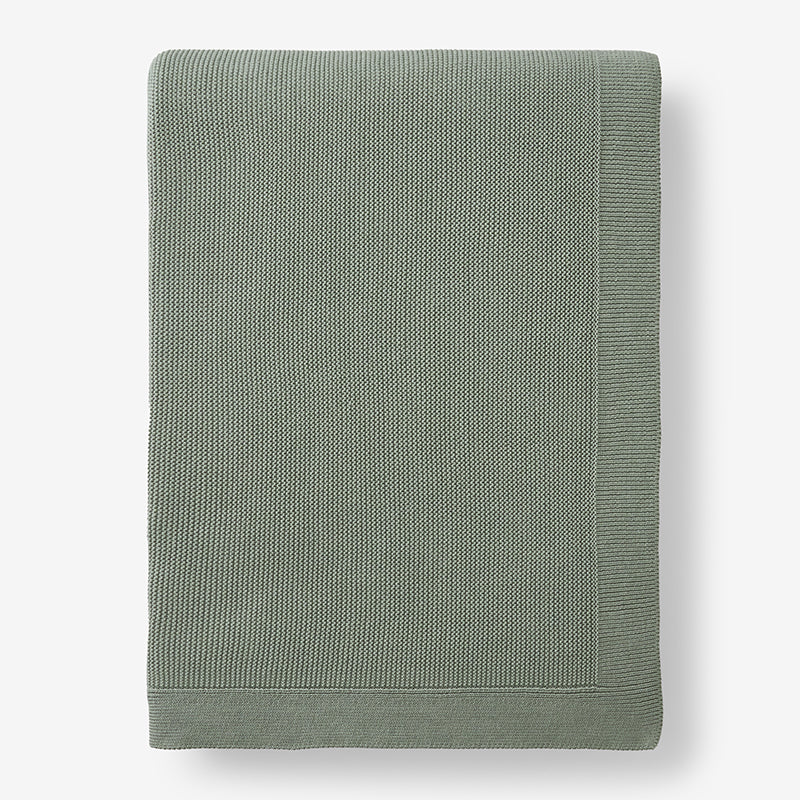 Classic All Season Breathable Cotton Knit Blanket