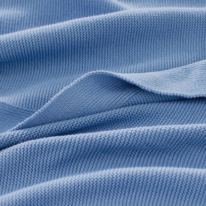 Classic All Season Breathable Cotton Knit Throw