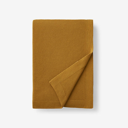 Classic All Season Breathable Cotton Knit Throw