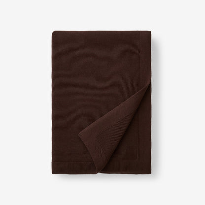 Classic All Season Breathable Cotton Knit Throw