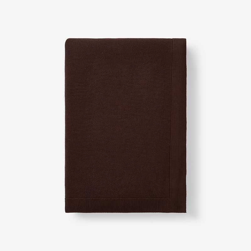 Classic All Season Breathable Cotton Knit Throw
