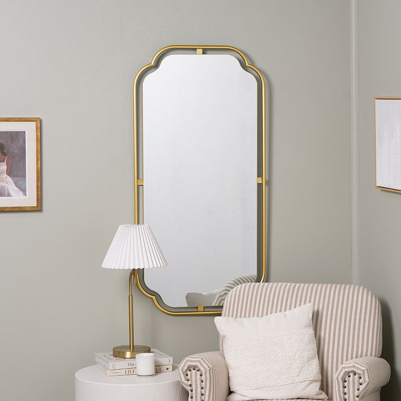 Gilded Floating Frame Floor Mirror