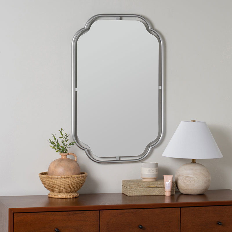 Gilded Floating Frame Wall Mirror