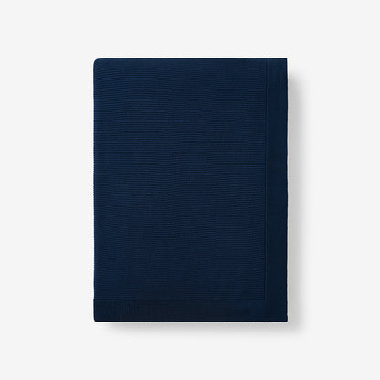 Classic All Season Breathable Cotton Knit Throw