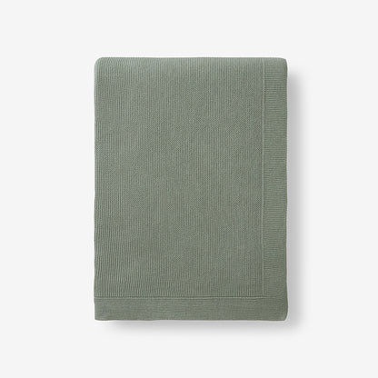 Classic All Season Breathable Cotton Knit Throw