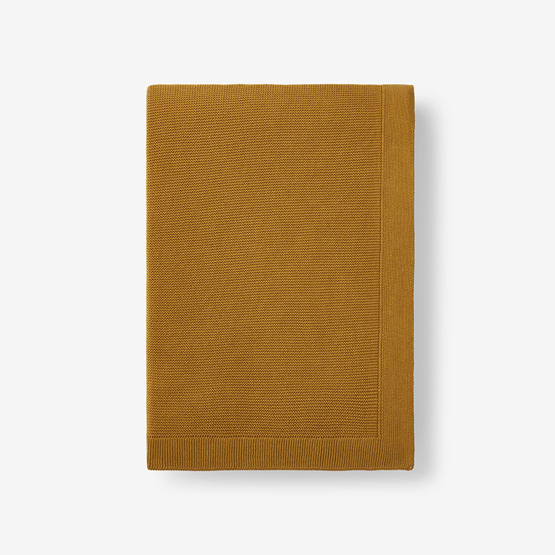 Classic All Season Breathable Cotton Knit Throw