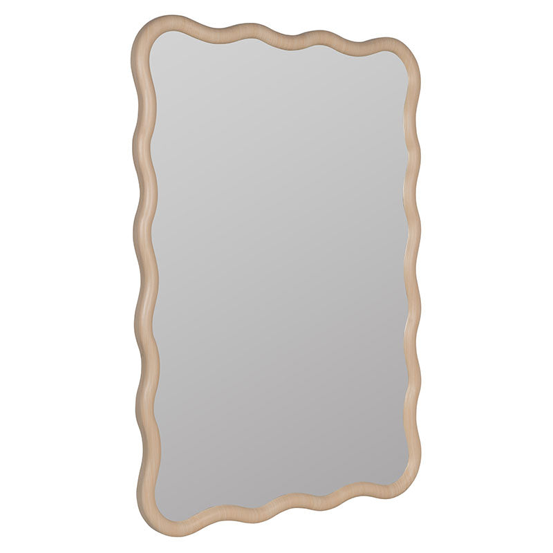 Wave Rectangle Wall Mirror