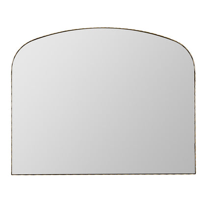 Arched Scalloped Metal Frame Wall Mirror