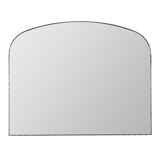 Arched Scalloped Metal Frame Wall Mirror