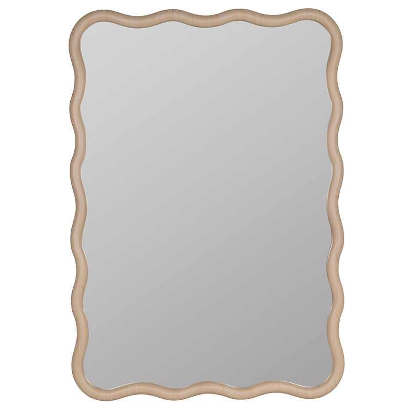 Wave Rectangle Wall Mirror