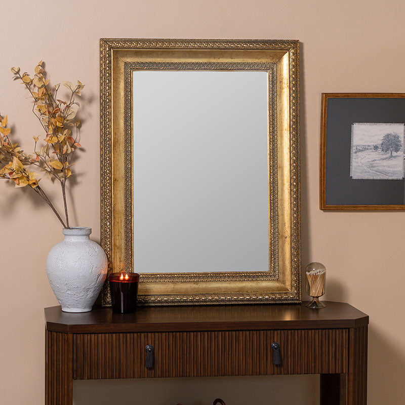 Wide Frame Wall Mirror