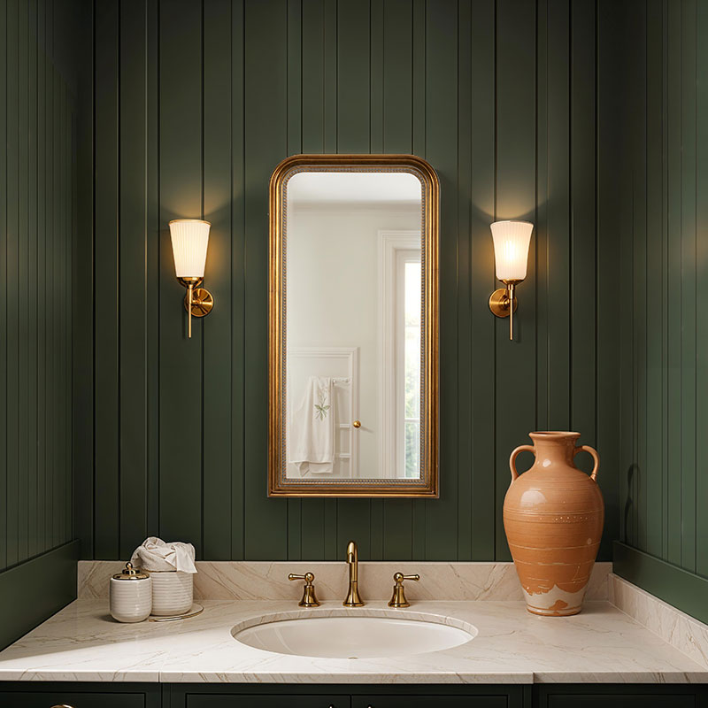 Narrow Frame Wall Mirror