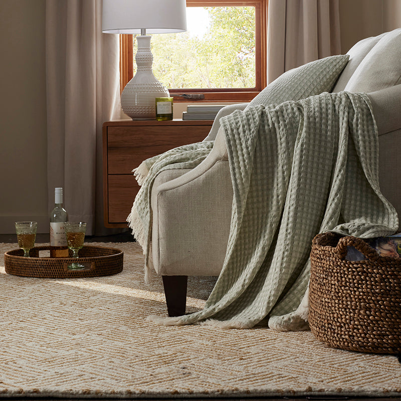 Layers Hand Hooked Wool Rug