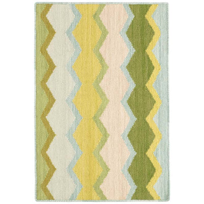Safety Net Handwoven Wool Rug