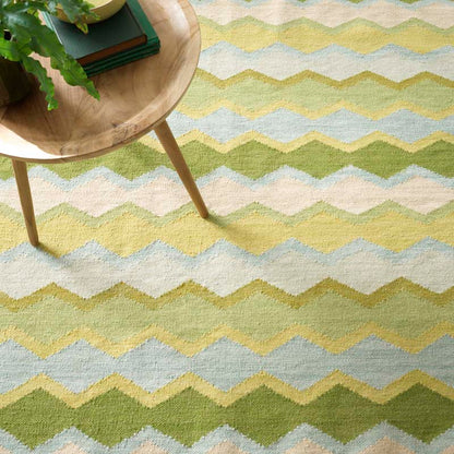 Safety Net Handwoven Wool Rug