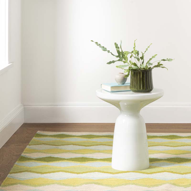 Safety Net Handwoven Wool Rug