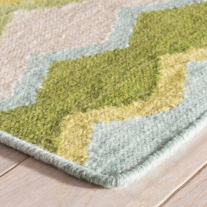 Safety Net Handwoven Wool Rug