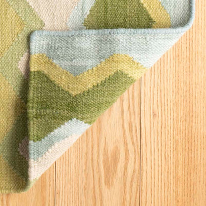 Safety Net Handwoven Wool Rug