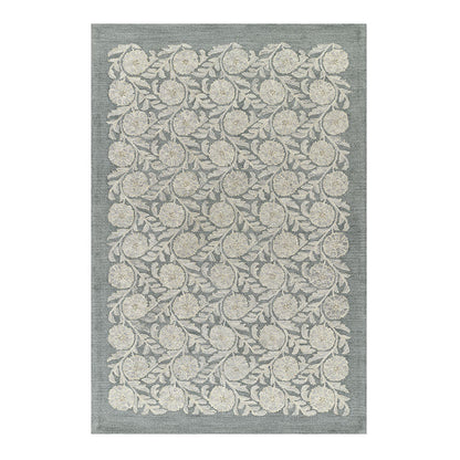 Farmhouse Floral Hand Tufted Wool Rug