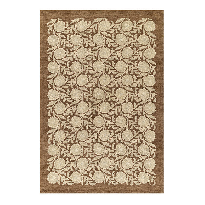Farmhouse Floral Hand Tufted Wool Rug