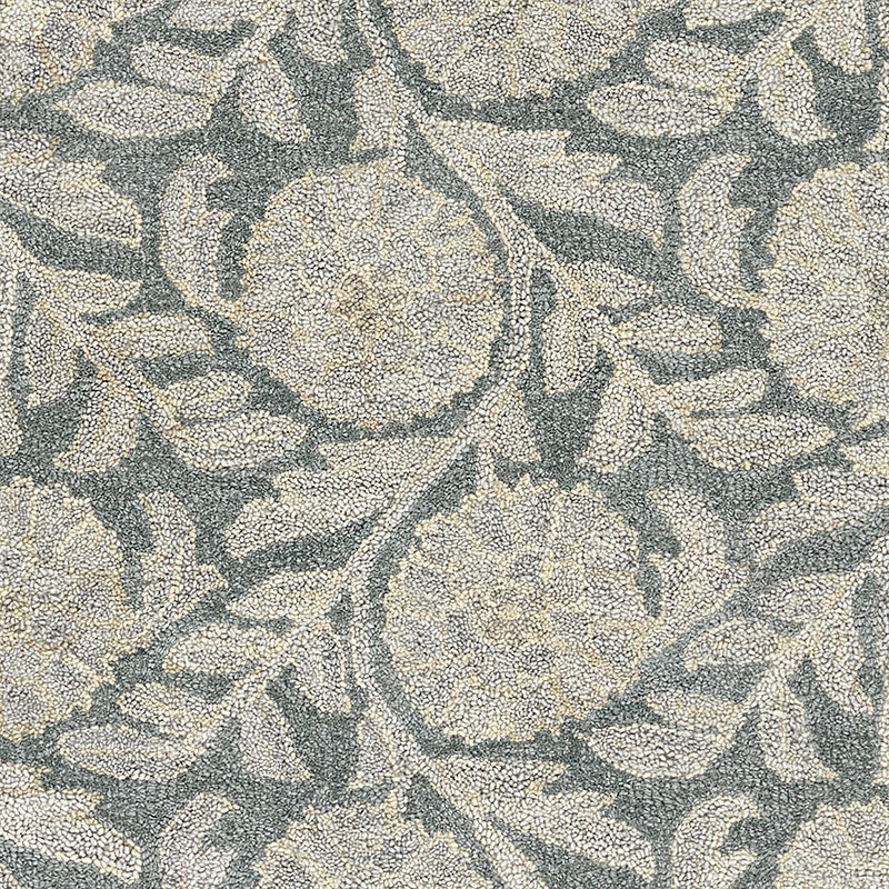 Farmhouse Floral Hand Tufted Wool Rug