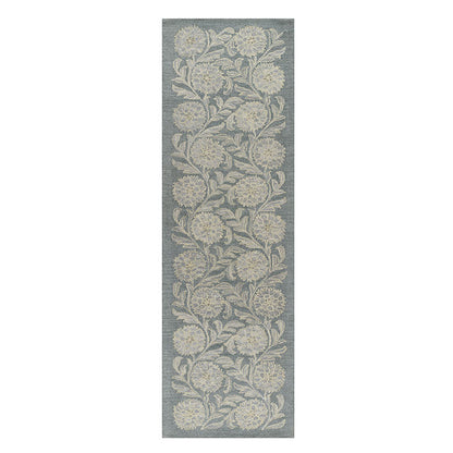 Farmhouse Floral Hand Tufted Wool Rug