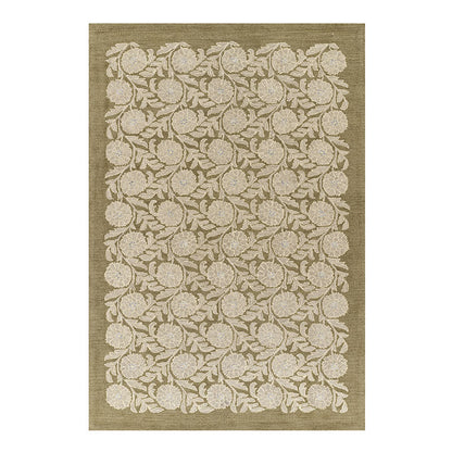 Farmhouse Floral Hand Tufted Wool Rug