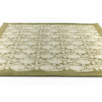 Farmhouse Floral Hand Tufted Wool Rug