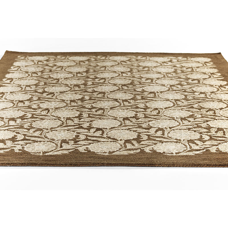 Farmhouse Floral Hand Tufted Wool Rug