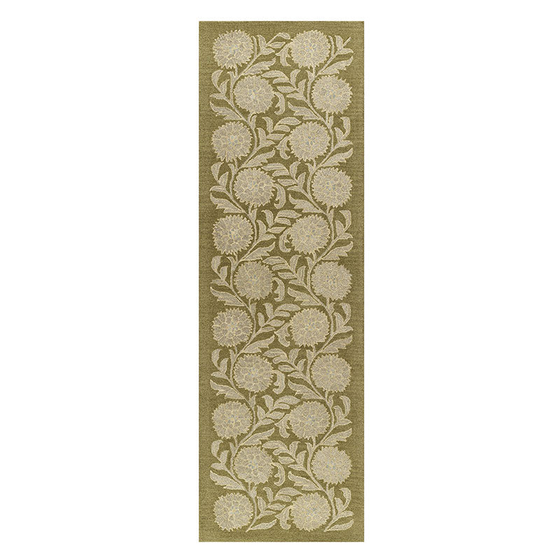 Farmhouse Floral Hand Tufted Wool Rug