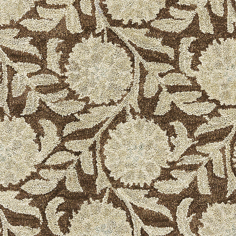 Farmhouse Floral Hand Tufted Wool Rug