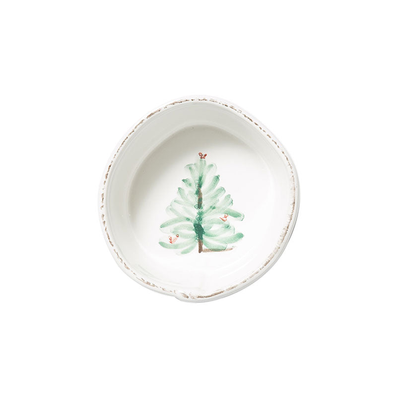 Lastra Holiday Stoneware Condiment Bowl