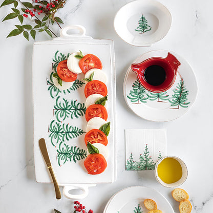 Lastra Holiday Stoneware Condiment Bowl