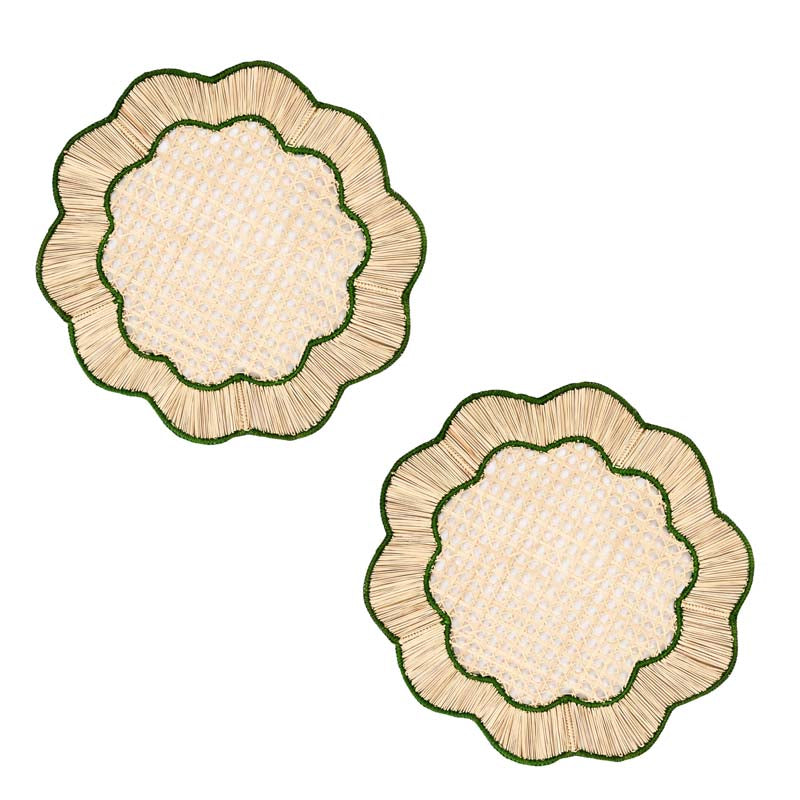 Handwoven Coro Cora Placemats, Set of 2
