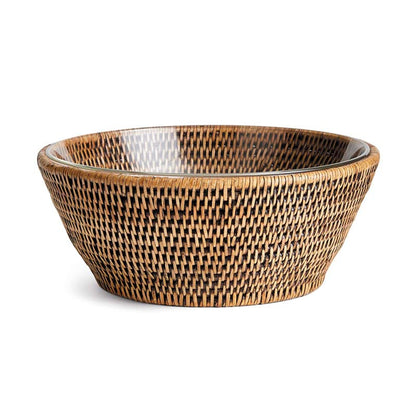 Handwoven Rattan Decorative Bowl