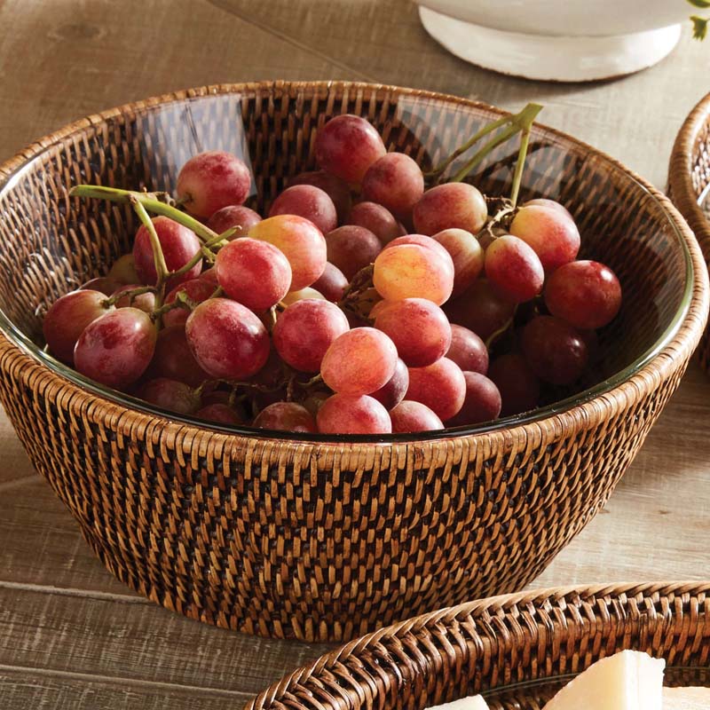 Handwoven Rattan Decorative Bowl