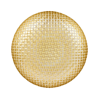 Rufolo Glass Basketweave Serving Bowl