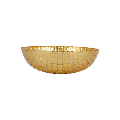 Rufolo Glass Basketweave Serving Bowl