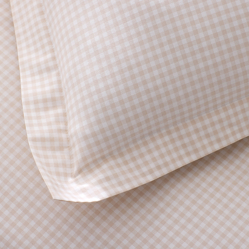 Ditsy Gingham Classic Cool Organic Cotton Percale Sham